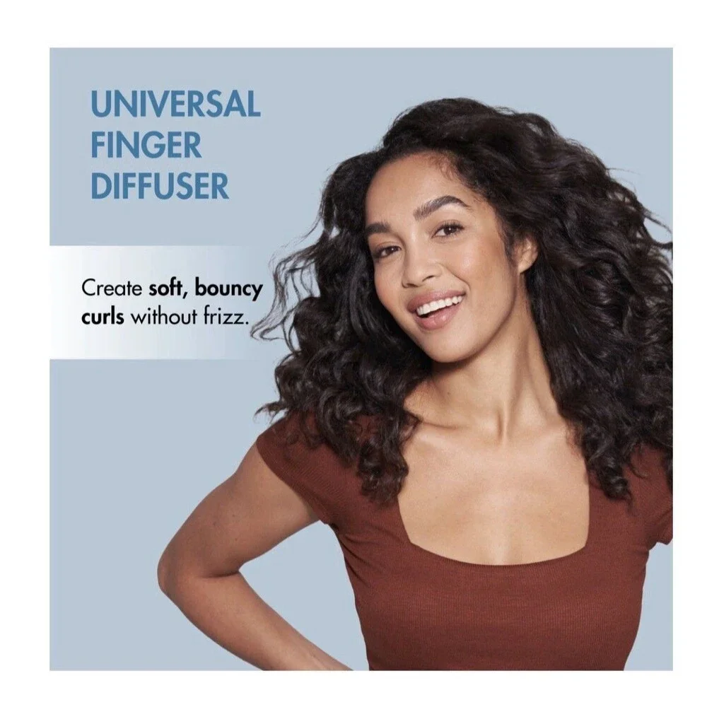 New BaBylissPRO Nano Titanium Universal Finger Diffuser Reduce Frizz Quick Style